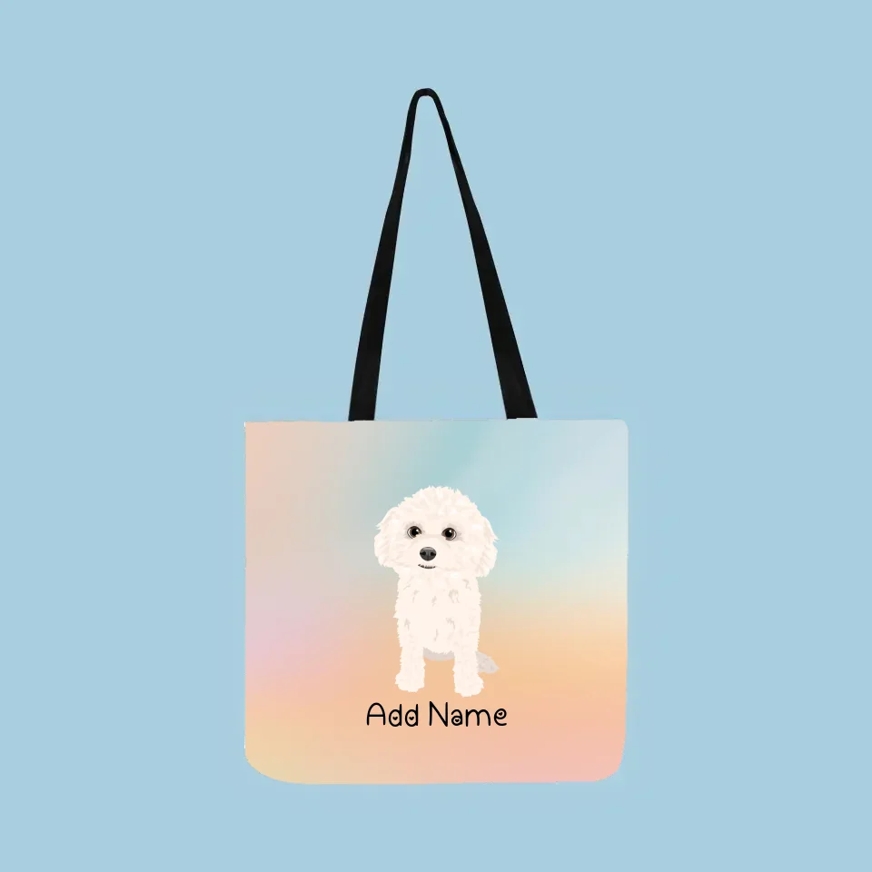 Personalized Bichon Frise Small Tote Bag-Accessories-Accessories, Bags, Bichon Frise, Dog Mom Gifts, Personalized-Small Tote Bag-Your Design-One Size-2