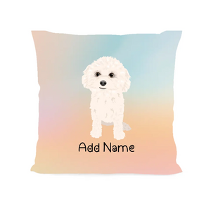 Personalized Bichon Frise Soft Plush Pillowcase-Home Decor-Bichon Frise, Dog Dad Gifts, Dog Mom Gifts, Home Decor, Personalized, Pillows-Soft Plush Pillowcase-As Selected-12"x12"-2