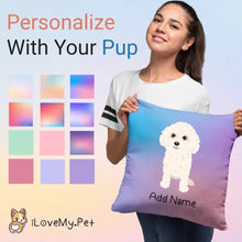 Load image into Gallery viewer, Personalized Bichon Frise Soft Plush Pillowcase-Home Decor-Bichon Frise, Dog Dad Gifts, Dog Mom Gifts, Home Decor, Personalized, Pillows-1