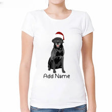 Load image into Gallery viewer, Personalized Black Lab Mom T Shirt for Women-Customizer-Apparel, Black Labrador, Dog Mom Gifts, Labrador, Personalized, Shirt, T Shirt-2