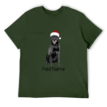 Load image into Gallery viewer, Personalized Black Labrador Dad Cotton T Shirt-Apparel-Apparel, Black Labrador, Dog Dad Gifts, Labrador, Personalized, Shirt, T Shirt-Men&#39;s Cotton T Shirt-Army Green-Medium-17