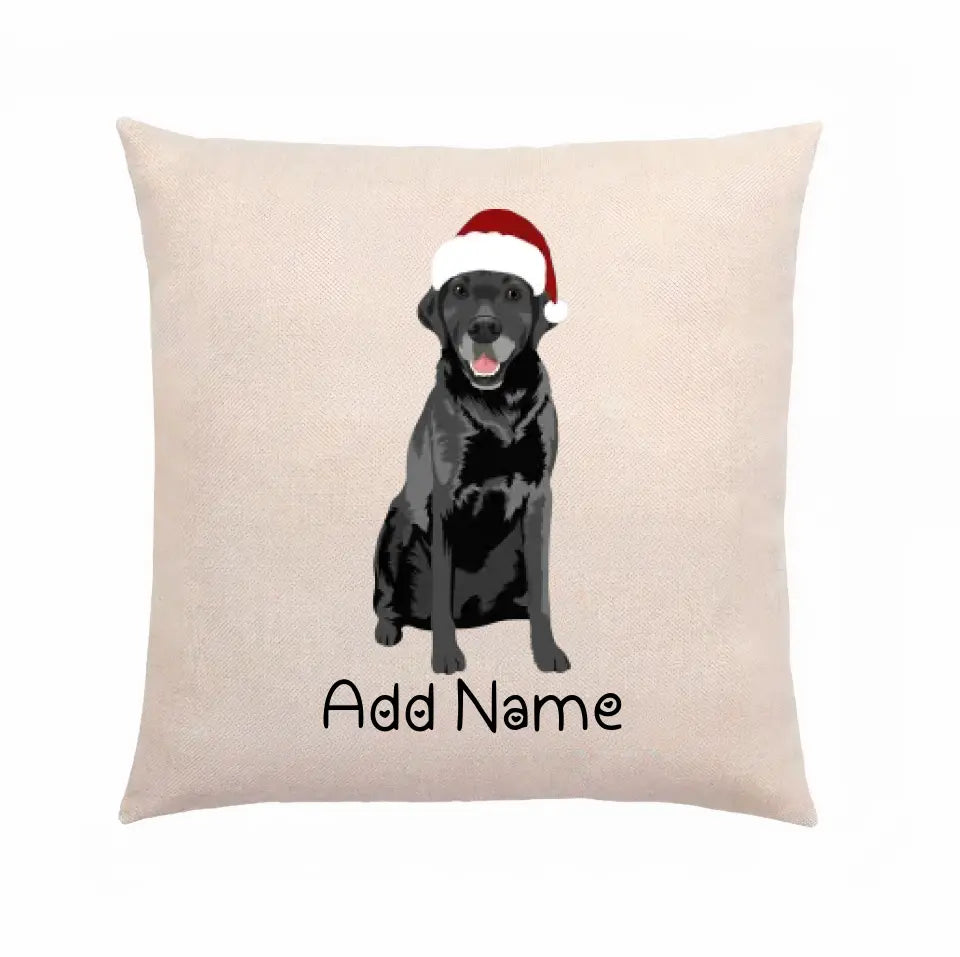 Personalized Black Labrador Linen Pillowcase-Linen Pillow Case-Cotton-Linen-16