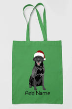Load image into Gallery viewer, Personalized Black Labrador Love Zippered Tote Bag-Accessories-Accessories, Bags, Black Labrador, Dog Mom Gifts, Labrador, Personalized-18