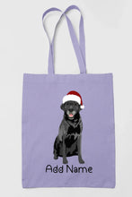 Load image into Gallery viewer, Personalized Black Labrador Love Zippered Tote Bag-Accessories-Accessories, Bags, Black Labrador, Dog Mom Gifts, Labrador, Personalized-Zippered Tote Bag-Pastel Purple-Classic-2