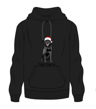 Load image into Gallery viewer, Personalized Black Labrador Men&#39;s Warm Hoodie Sweatshirt-Apparel-Apparel, Black Labrador, Dog Dad Gifts, Hoodie, Labrador, Personalized, Sweatshirt-Men&#39;s Warm Hoodie Sweatshirt-Black-S-9