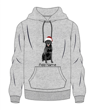 Load image into Gallery viewer, personalized-dog-mom-hoodie-heather-gray