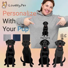 Load image into Gallery viewer, Labrador Retriever - Black  hoodie-womens-multi