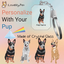 Load image into Gallery viewer, Australian Cattle Dog crystal-keychain-multi