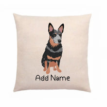 Load image into Gallery viewer, Personalized Blue Heeler Australian Cattle Dog Linen Pillowcase-Customizer-Blue Heeler, Dog Dad Gifts, Dog Mom Gifts, Home Decor, Personalized, Pillows-Linen Pillow Case-Cotton-Linen-12&quot;x12&quot;-7