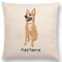 Load image into Gallery viewer, Personalized Blue Heeler Australian Cattle Dog Linen Pillowcase-Linen Pillow Case-Cotton-Linen-16"x16"