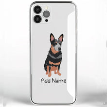 Load image into Gallery viewer, Personalized Blue Heeler Australian Cattle Dog Phone Cover-Cell Phone Accessories-Accessories, Blue Heeler, Dog Mom Gifts, Personalized, Phone Case-Phone Cover-Transparent TPU-One Size-2