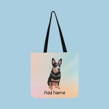 Load image into Gallery viewer, Personalized Blue Heeler Australian Cattle Dog Small Tote Bag-Accessories-Accessories, Bags, Blue Heeler, Dog Mom Gifts, Personalized-Small Tote Bag-Your Design-One Size-2