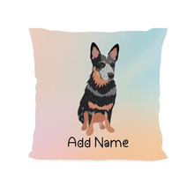 Load image into Gallery viewer, Personalized Blue Heeler Australian Cattle Dog Soft Plush Pillowcase-Home Decor-Blue Heeler, Dog Dad Gifts, Dog Mom Gifts, Home Decor, Personalized, Pillows-Soft Plush Pillowcase-As Selected-12&quot;x12&quot;-2