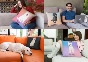Personalized Blue Heeler Australian Cattle Dog Soft Plush Pillowcase-Home Decor-Blue Heeler, Dog Dad Gifts, Dog Mom Gifts, Home Decor, Personalized, Pillows-6