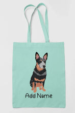 Load image into Gallery viewer, Personalized Blue Heeler Australian Cattle Dog Zippered Tote Bag-Accessories-Accessories, Bags, Blue Heeler, Dog Mom Gifts, Personalized-12