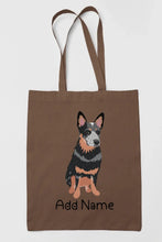 Load image into Gallery viewer, Personalized Blue Heeler Australian Cattle Dog Zippered Tote Bag-Accessories-Accessories, Bags, Blue Heeler, Dog Mom Gifts, Personalized-15