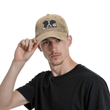 Load image into Gallery viewer, Personalized Border Collie Baseball Cap - Waving Border Collie Design - Match Your Dog's Coat Color-Hats &amp; Caps-11