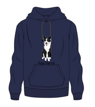 Load image into Gallery viewer, Personalized Border Collie Love Men&#39;s Warm Hoodie Sweatshirt-Apparel-Apparel, Border Collie, Dog Dad Gifts, Hoodie, Personalized, Sweatshirt-Men&#39;s Warm Hoodie Sweatshirt-Navy Blue-S-2