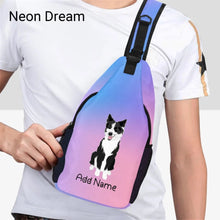 Load image into Gallery viewer, Personalized Border Collie Love Unisex Sling Bag Backpack-Accessories-Border Collie-Unisex Sling Bag Backpack-Neon Dream-One Size-17