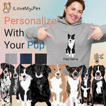 Load image into Gallery viewer, Border Collie hoodie-womens-multi