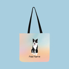 Load image into Gallery viewer, Personalized Border Collie Small Tote Bag-Accessories-Accessories, Bags, Border Collie, Dog Mom Gifts, Personalized-Small Tote Bag-Your Design-One Size-2