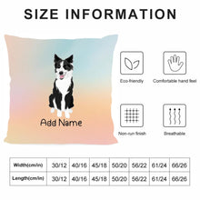 Load image into Gallery viewer, Personalized Border Collie Soft Plush Pillowcase-Home Decor-Border Collie, Dog Dad Gifts, Dog Mom Gifts, Home Decor, Personalized, Pillows-4