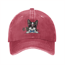 Load image into Gallery viewer, Personalized Boston Terrier Baseball Cap - Romeo Boston Terrier Design - Match Your Dog's Coat Color-Hats &amp; Caps-Accessories,Baseball Caps,Dog Mom Gifts-2