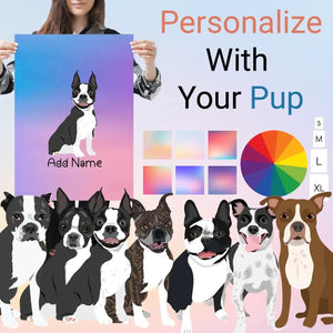 Boston-terrier poster-multi