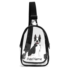 Personalized Boston Terrier Love Unisex Transparent Sling Bag-Accessories-Boston Terrier-Unisex Transparent Sling Bag-Transparent-One Size-2