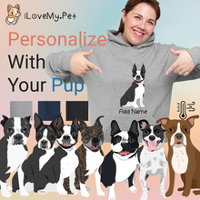 Load image into Gallery viewer, Boston-terrier hoodie-womens-multi