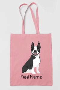 Personalized Boston Terrier Love Zippered Tote Bag-Accessories-Accessories, Bags, Boston Terrier, Dog Mom Gifts, Personalized-11