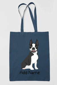 Personalized Boston Terrier Love Zippered Tote Bag-Accessories-Accessories, Bags, Boston Terrier, Dog Mom Gifts, Personalized-14