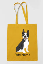 Load image into Gallery viewer, Personalized Boston Terrier Love Zippered Tote Bag-Accessories-Accessories, Bags, Boston Terrier, Dog Mom Gifts, Personalized-17