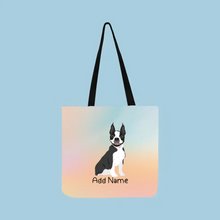 Load image into Gallery viewer, Personalized Boston Terrier Small Tote Bag-Accessories-Accessories, Bags, Boston Terrier, Dog Mom Gifts, Personalized-Small Tote Bag-Your Design-One Size-2