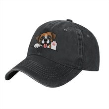 Load image into Gallery viewer, Personalized Boxer Baseball Cap - Waving Boxer Design - Match Your Dog's Coat Color-Hats &amp; Caps-Accessories,Baseball Caps,Boxer,Dog Dad Gifts,Dog Mom Gifts-7