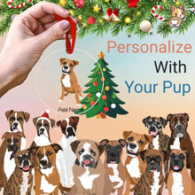 Load image into Gallery viewer, Boxer christmas-tree-ornament-multi