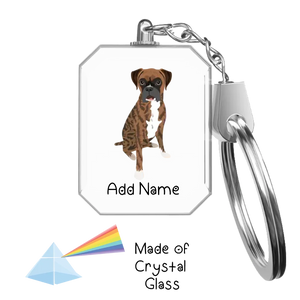 Personalized Boxer Dog Love Crystal Glass Keychain-Accessories-Boxer-Crystal Keychain-Glass Crystal-One Size-2