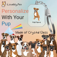 Load image into Gallery viewer, Boxer crystal-keychain-multi