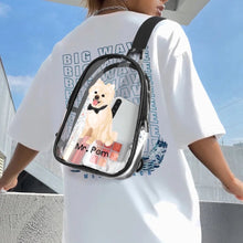 Load image into Gallery viewer, Personalized Boxer Dog Love Unisex Transparent Sling Bag-Accessories-Boxer-Unisex Transparent Sling Bag-Transparent-One Size-10