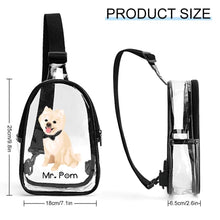 Load image into Gallery viewer, Personalized Boxer Dog Love Unisex Transparent Sling Bag-Accessories-Boxer-Unisex Transparent Sling Bag-Transparent-One Size-8