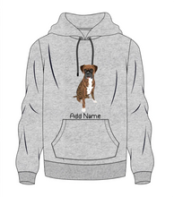 Load image into Gallery viewer, personalized-dog-mom-hoodie-heather-gray