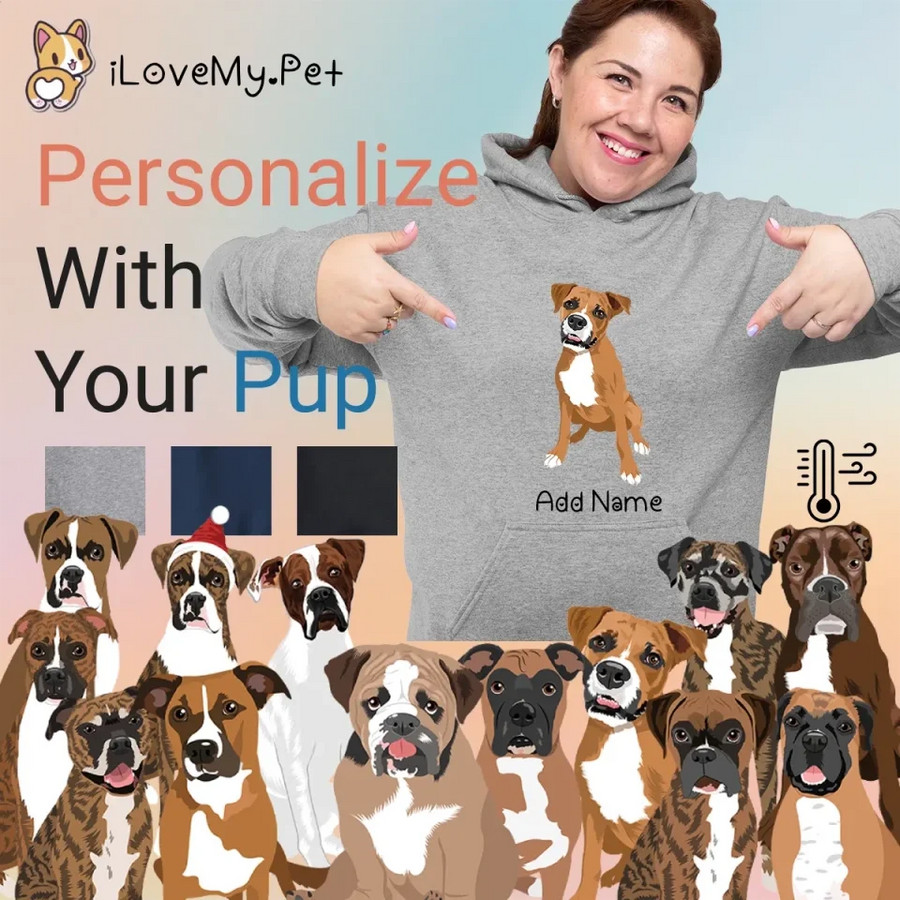 Personalized Boxer Dog Love Womens Warm Hoodie Sweatshirt 900x