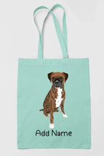 Load image into Gallery viewer, Personalized Boxer Dog Love Zippered Tote Bag-Accessories-Accessories, Bags, Boxer, Dog Mom Gifts, Personalized-12