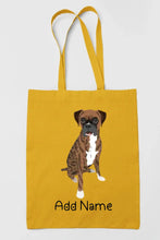 Load image into Gallery viewer, Personalized Boxer Dog Love Zippered Tote Bag-Accessories-Accessories, Bags, Boxer, Dog Mom Gifts, Personalized-17