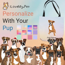 Load image into Gallery viewer, Personalized Boxer Dog Small Tote Bag-Accessories-Accessories, Bags, Boxer, Dog Mom Gifts, Personalized-Small Tote Bag-Your Design-One Size-1