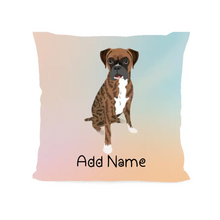 Load image into Gallery viewer, Personalized Boxer Dog Soft Plush Pillowcase-Home Decor-Boxer, Dog Dad Gifts, Dog Mom Gifts, Home Decor, Personalized, Pillows-Soft Plush Pillowcase-As Selected-12&quot;x12&quot;-2