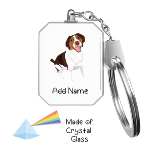 Personalized Brittany Spaniel Love Crystal Glass Keychain-Accessories-Brittany Spaniel-Crystal Keychain-Glass Crystal-One Size-2