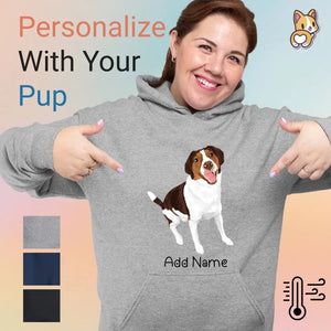 Brittany Spaniel hoodie-women-single