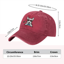 Load image into Gallery viewer, Personalized Bull Terrier Baseball Cap - Romeo Bull Terrier Design - Match Your Dog's Coat Color-Hats &amp; Caps-Accessories,Baseball Caps,Dog Mom Gifts-7
