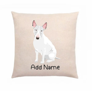 Personalized Bull Terrier Linen Pillowcase-Home Decor-Bull Terrier, Dog Dad Gifts, Dog Mom Gifts, Home Decor, Pillows-2